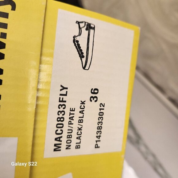 Fly London Black "Maco833Fly" Sneakers. NIB. Size EU 36/US 5.5/6 - Picture 10 of 14